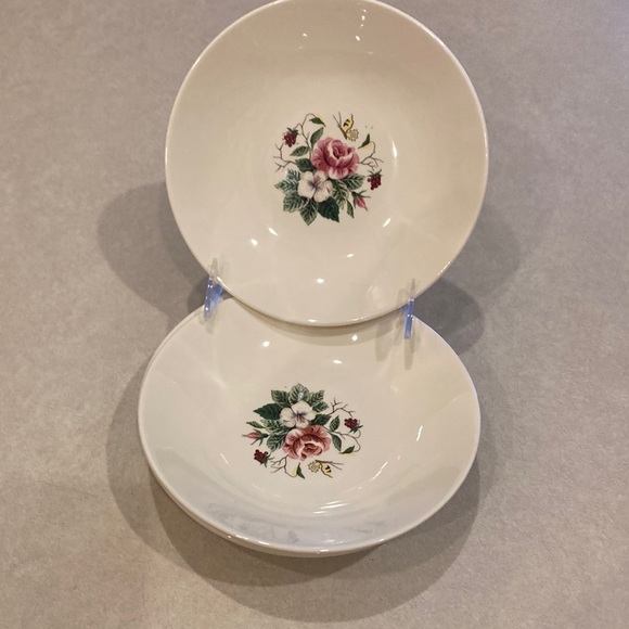 4 salad bowls, Knowles (Edwin) Regency pattern. - Picture 1 of 5
